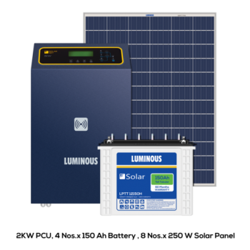 Luminous 2 KW Solar Combo
